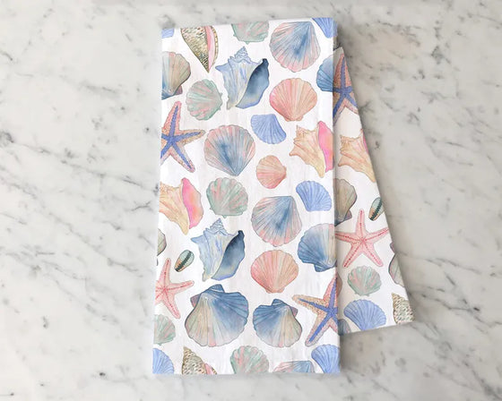 Seashells - Summer Kitchen Tea Towel