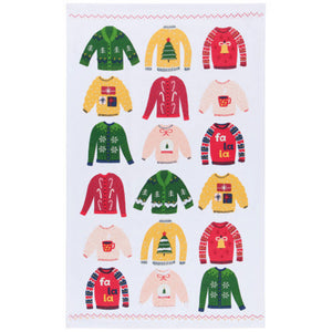 Ugly Christmas Sweater Cotton Kitchen Towel