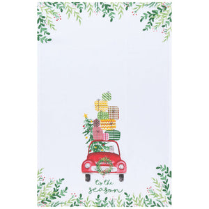 Winter Wheels Kitchen Towel