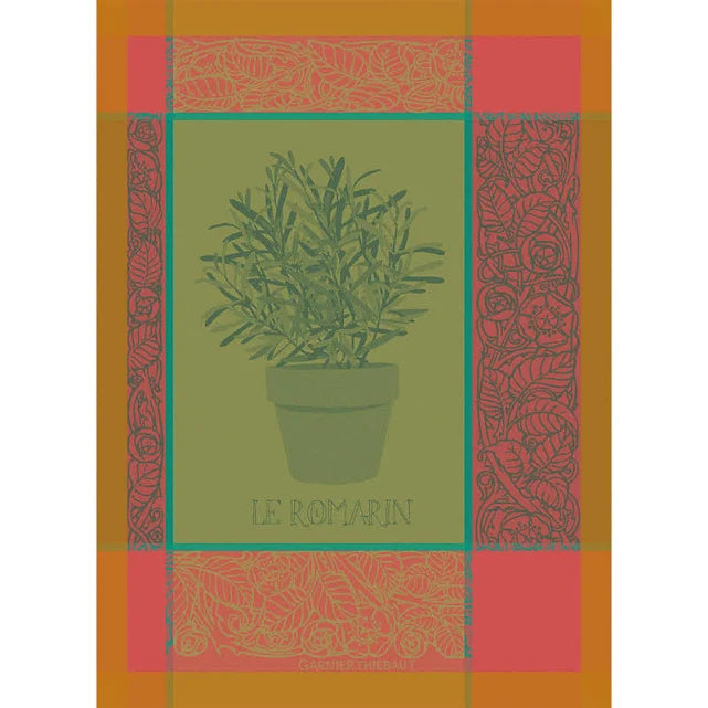 Romarin Mousse Jacquard Tea Towel