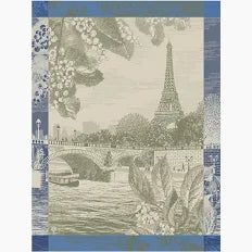 Le Jacquard Paris Sur Seine Tea Towel Green