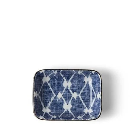 Aizome Hishi Sauce Dish Square