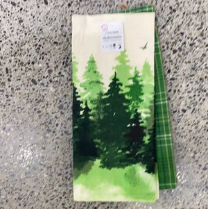 Pine Woods Companion Cotton Kitchen Towel