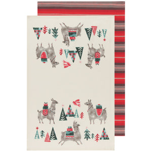 Happy Llamadays Coordinating Kitchen Towel