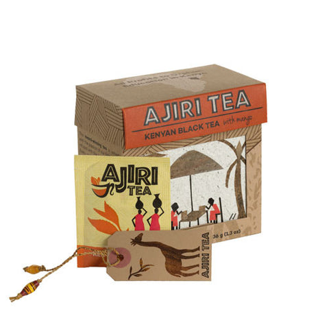 Ajiri Kenyan Black Tea with Ginger Tea Bags