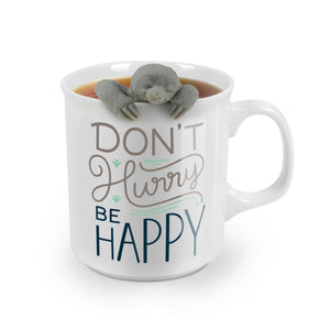 Mug & Sloth Tea Infuser Gift Set