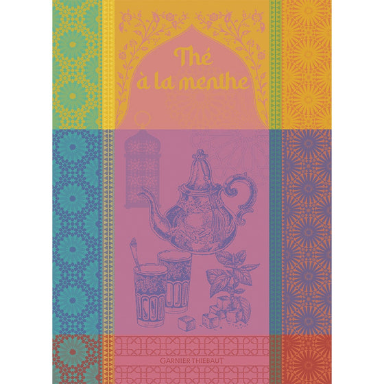 The Menthe Rose Jacquard Tea Towel