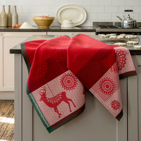 Woodland Winter Sketches Kitchen Tea Towels – To The Nines Manitowish Waters
