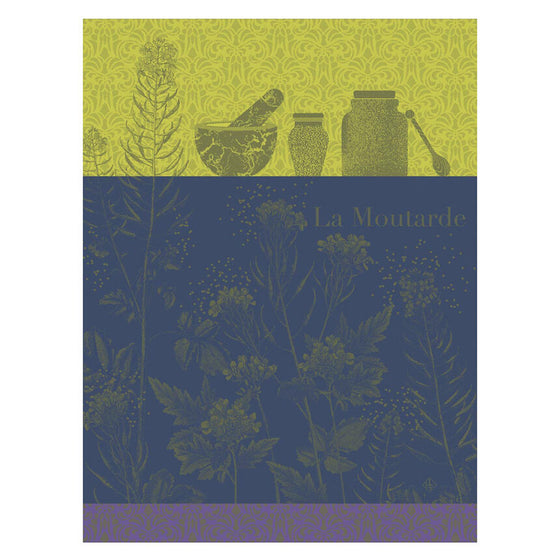 Le Jacquard Moutarde Yellow Tea Towel - Todd & Holland Tea Merchants
