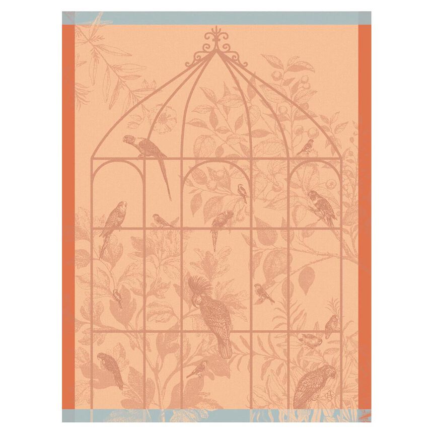 Le Jacquard Tarte Printanière Tea Towel Orange