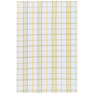 Yellow & Green Striped Dishtowel