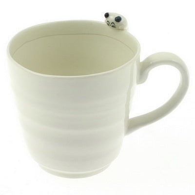 Cat and Fish White Mug