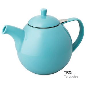ForLife Curve Teapot With Infuser 45 oz (Multiple Colors)
