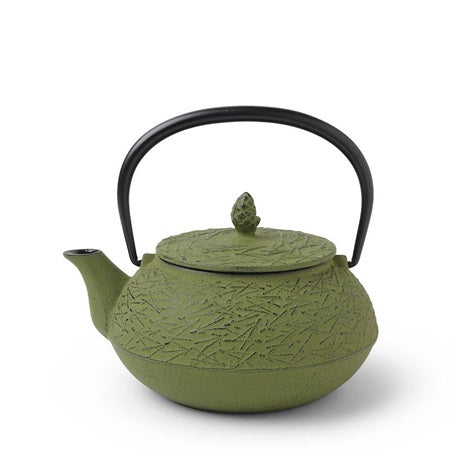 Tetsubin Cast Iron Teapot Grass Pine Needle