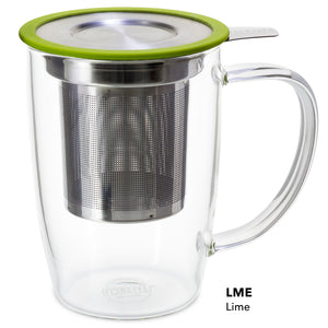 ForLife New Leaf Glass Mug