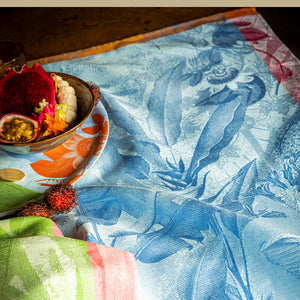 Le Jacquard Equateur Blue Tea Towel