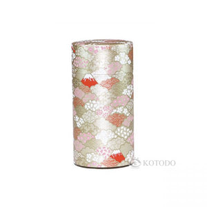 Pink, Gold, and Red Mountain Yuzen Washi 200mg Tin Canister