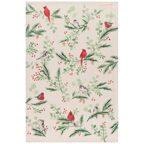 Forest Birds Kitchen Towel