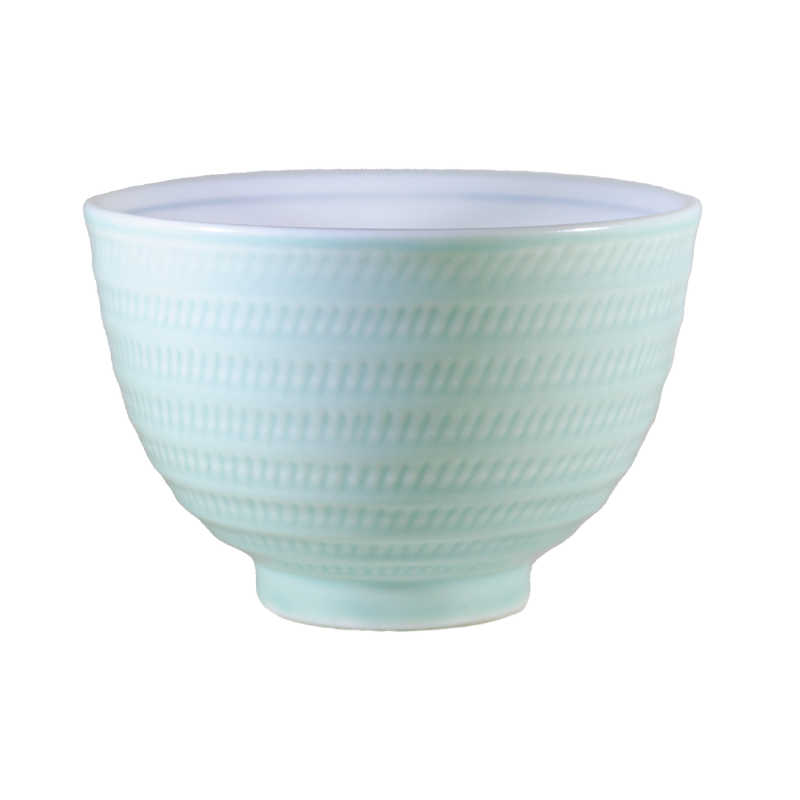 Patterned Light Aqua Cup