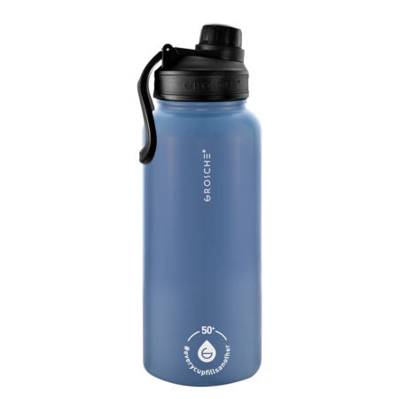 32 oz glass infuser water bottle Grosche Chicago Steel Tea Infuser Bottle 32oz