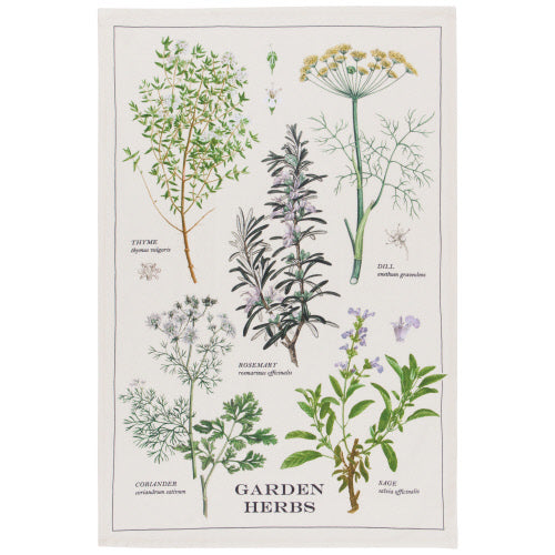 Garden Herbs Kitchen Towel