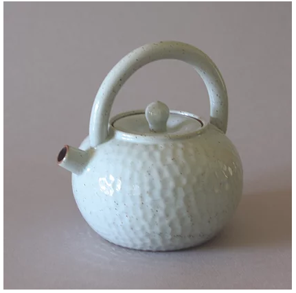 Hand-Beaten Pattern Teapot Blue