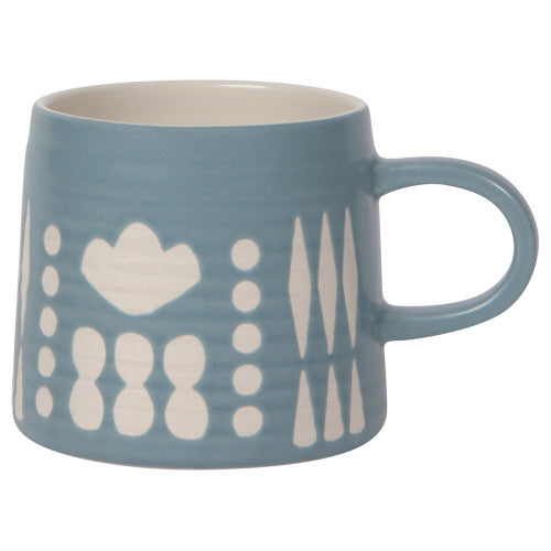 Imprint Collage Blue Mug